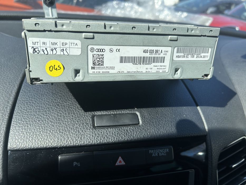 Unitate radio, modul radio 4G0 035 061 A Volkswgen Touareg 7P