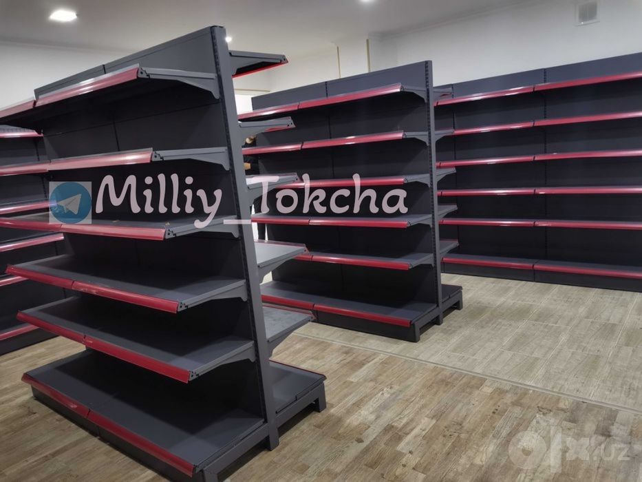 Стеллаж металлический сборный, для магазина, dokon uchun tokcha
