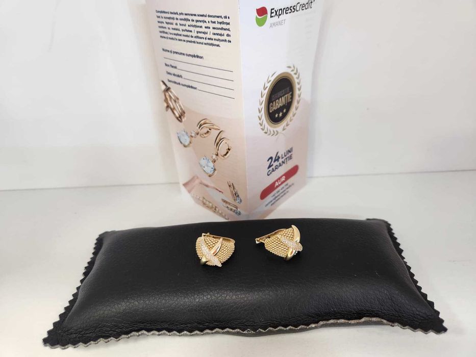 Cercei aur 14k 8.80gr( b68436.3/AG2 Tudor)- Garantie 2 ani!