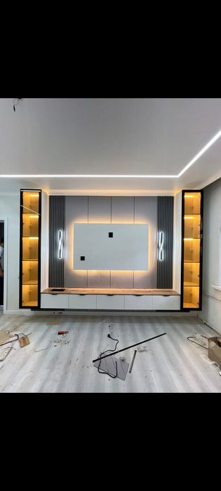 Тв зона материал+установка