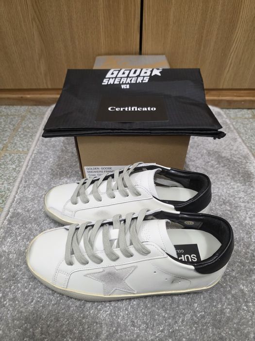 Golden Goose White Leather 37 Noi