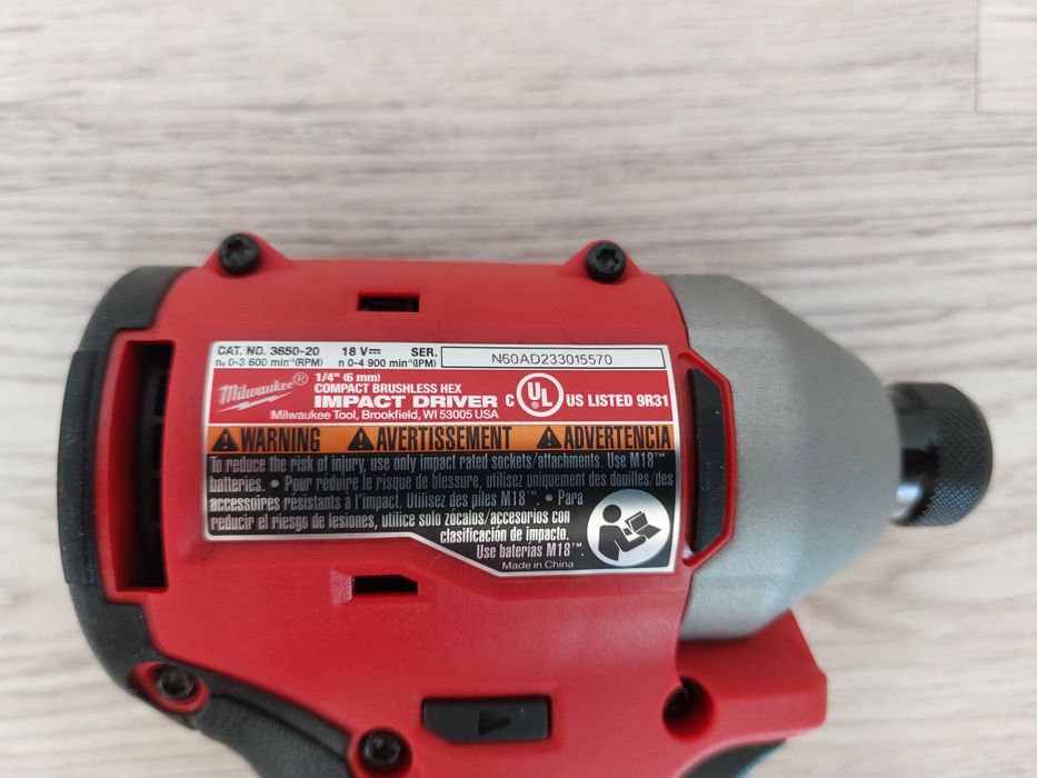 Autofiletanta impact biți milwaukee M18 BLIDRC, 3650-20 model america