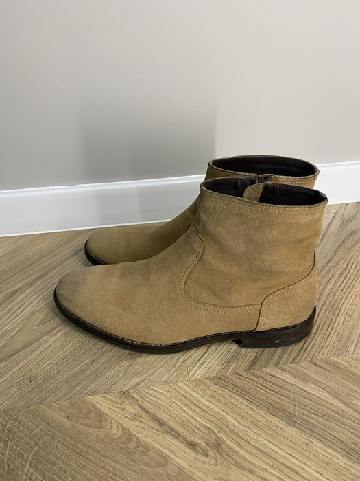 Мъжки боти Челси от естествен велур PIER ONE 42