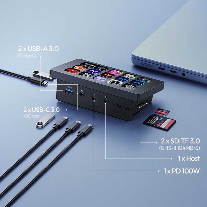 Панель управления Ulanzi D200H Stream Deck 7 в 1