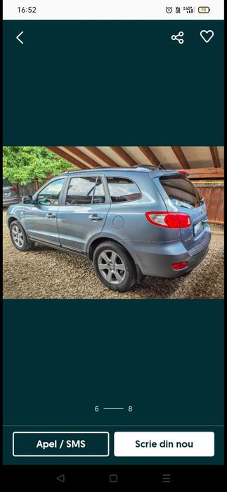 Hyundai santa fe 2007,4x4 2.2 Automata