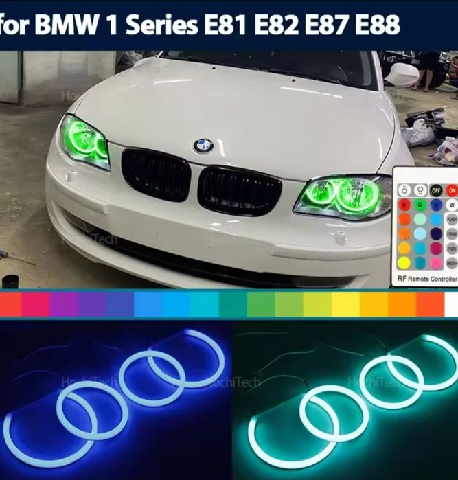 Angel eyes multicolor 16 culori- BMW SERIA 1- E87, E88, E81, E82-NOI!!