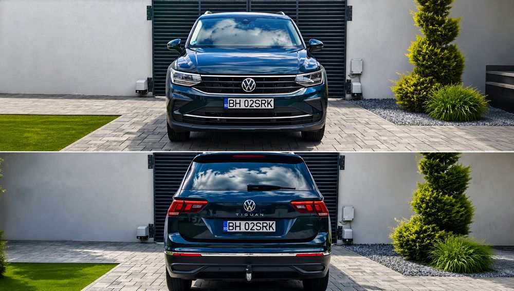 Vw Tiguan 2.0 Tdi 150 C.P Distribuție NOUĂ,  DSG , Cameră , Km  REALi Fără daune!  !