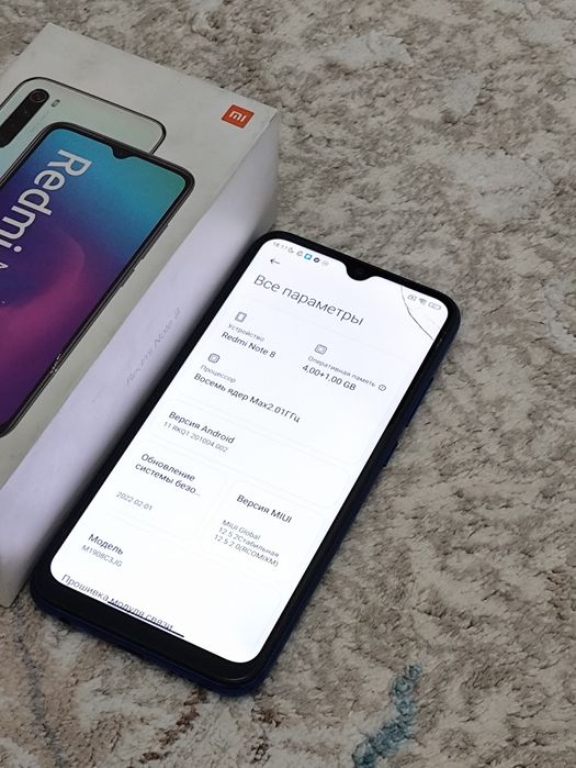 Redmi note 8 4/64,быстрым