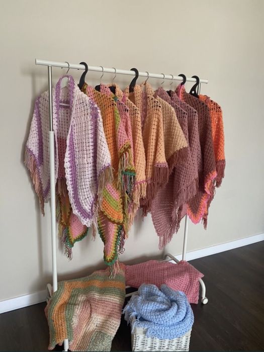 Вязаная шаль