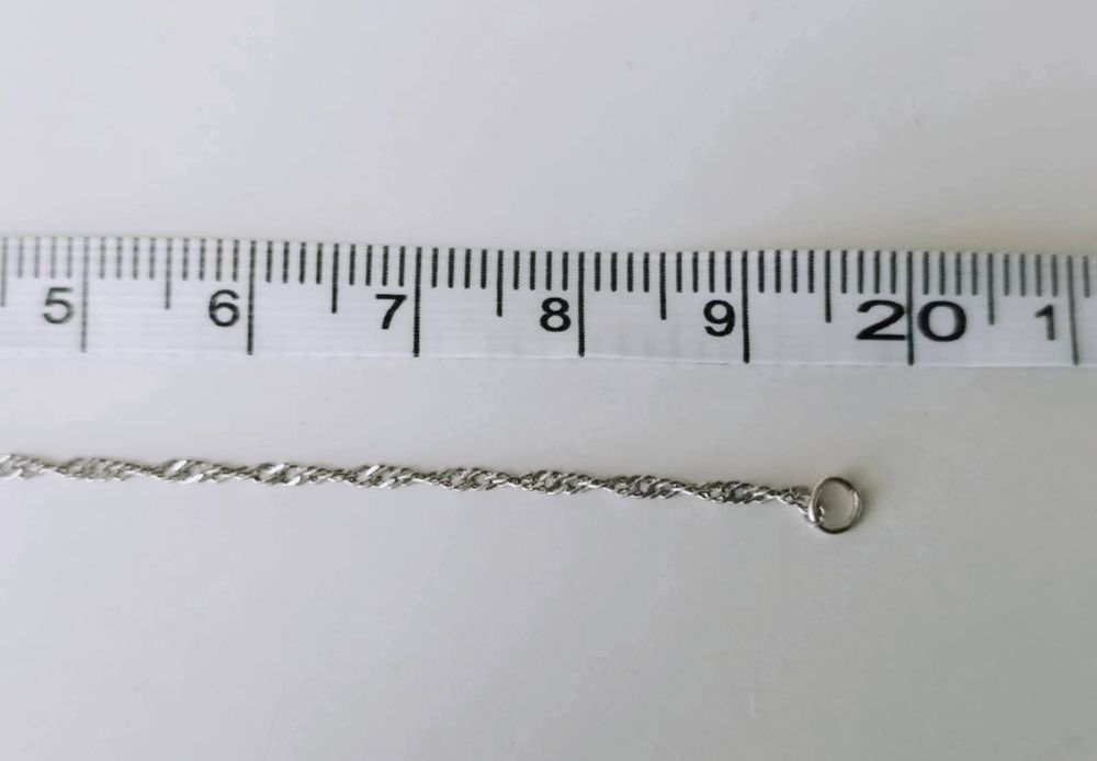 Veche bratara subtire, din argint de 925, copii