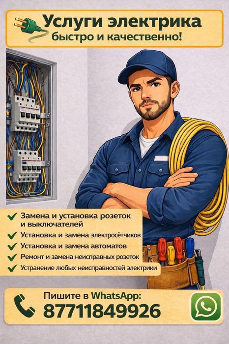 Услуги электрика. Ремонт и монтаж электрики