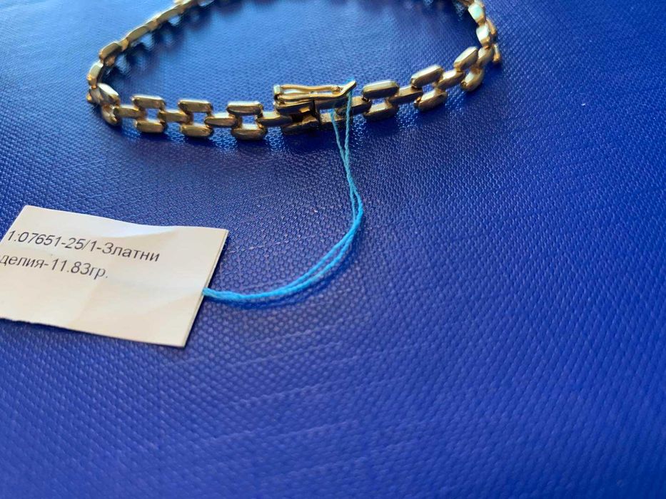 Златна Дамска Гривна 11.83гр 14к 20см