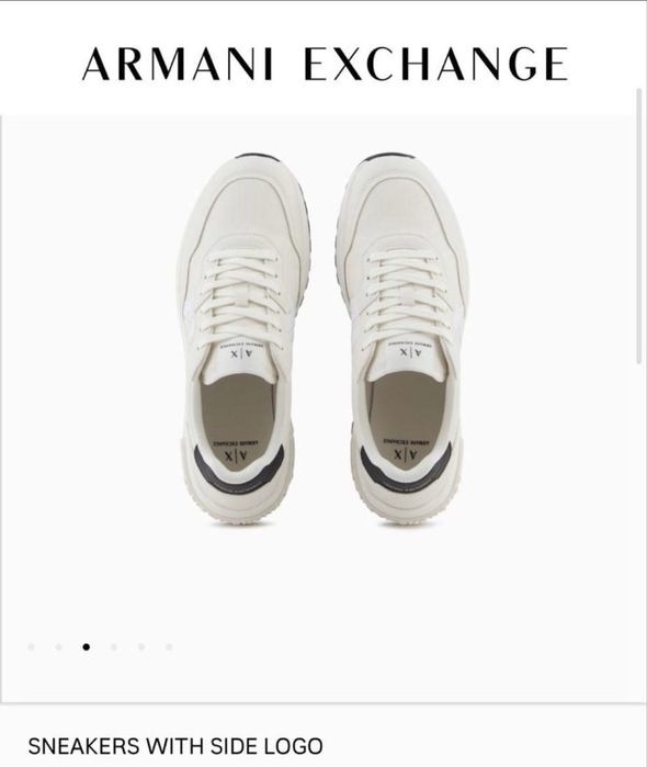 Оригинал Armani Exchange мужские кроссовки