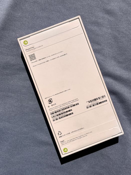 iPhone 17 pro, Deep Blue, 256GB