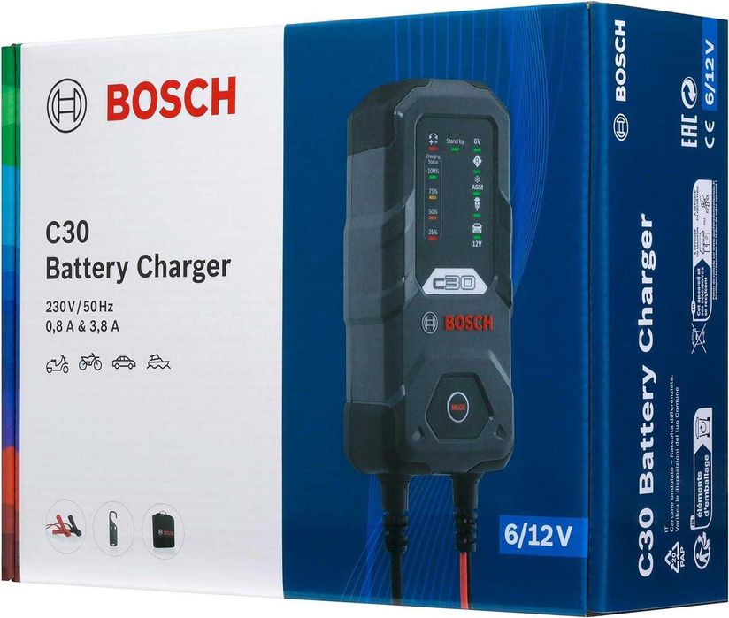Зарядно За Акумулатор BOSCH C30 6V 12V