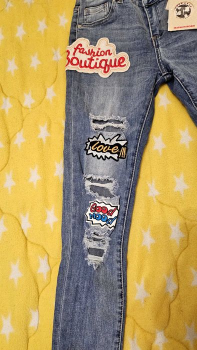 Дамски ефектни дънки