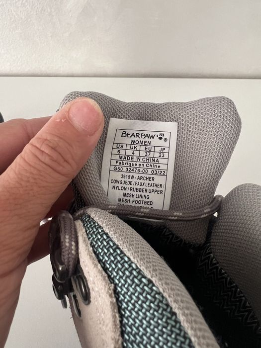 Теплые горные  кроссовки