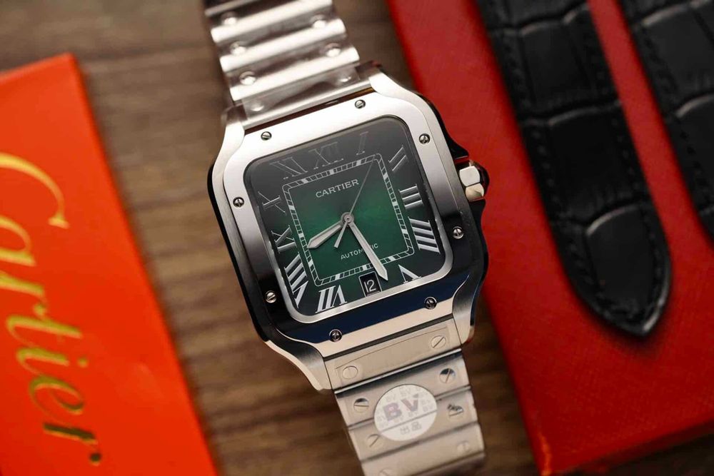 Cartier Santos 100 Сребърн колекция