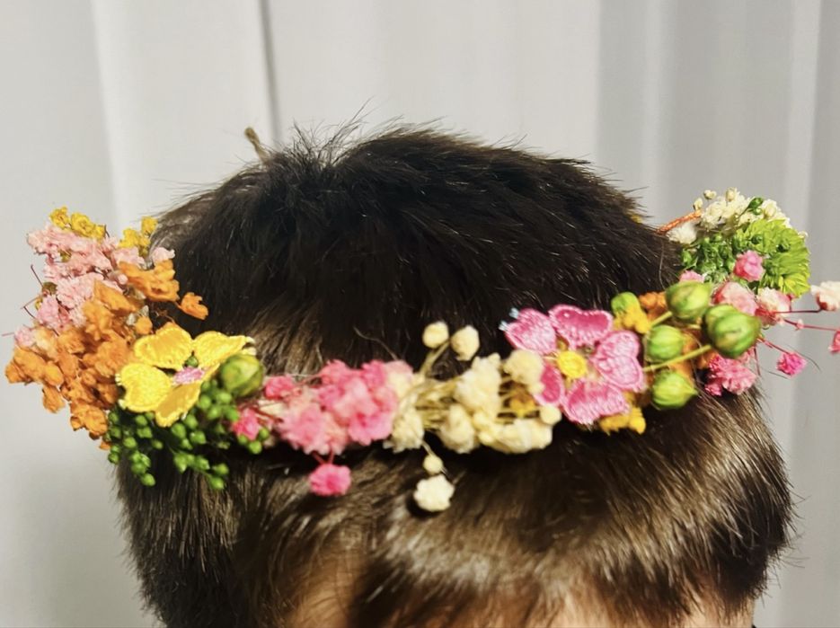 Coronite copii serbare Flori naturale criogenate