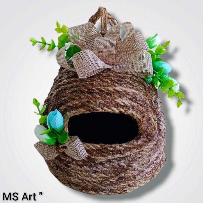 Декорация от конопено въже " Ръчна изработка