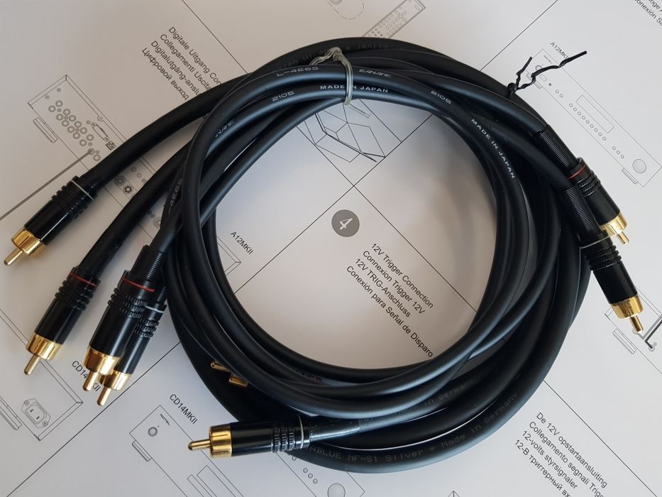 Cabluri RCA Viablue NF-S1 Silver si Canare L-4e6s