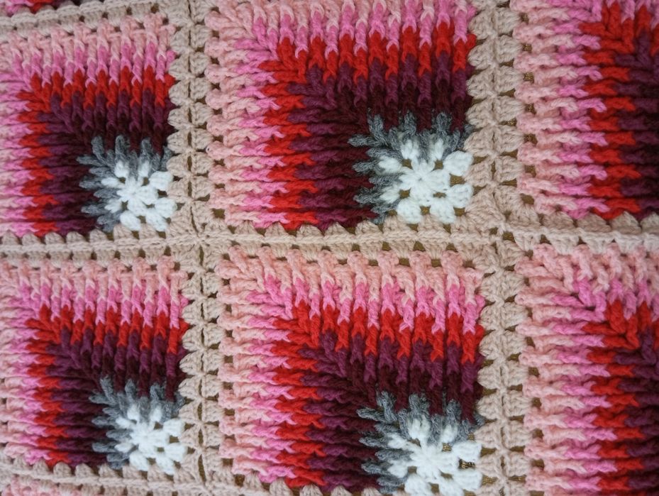 Плед ручной работы