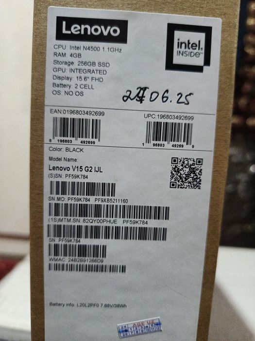 Notebook Holati yangi ochilmagan