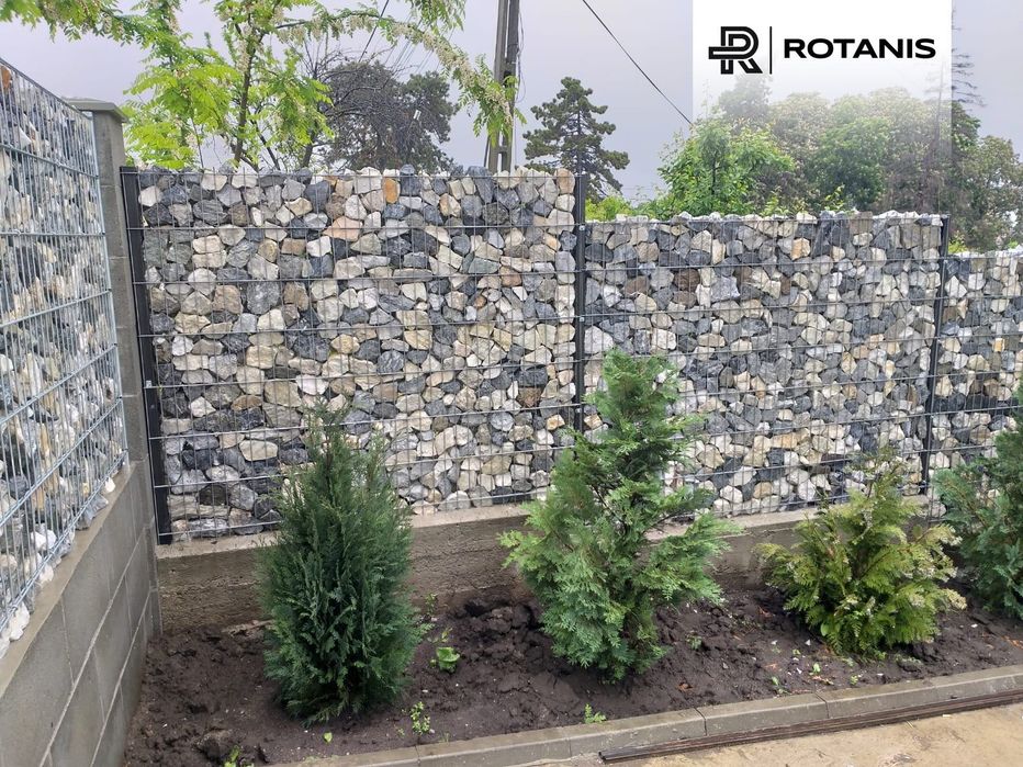 Gard tip gabion / Piatra de la Producator + Panou