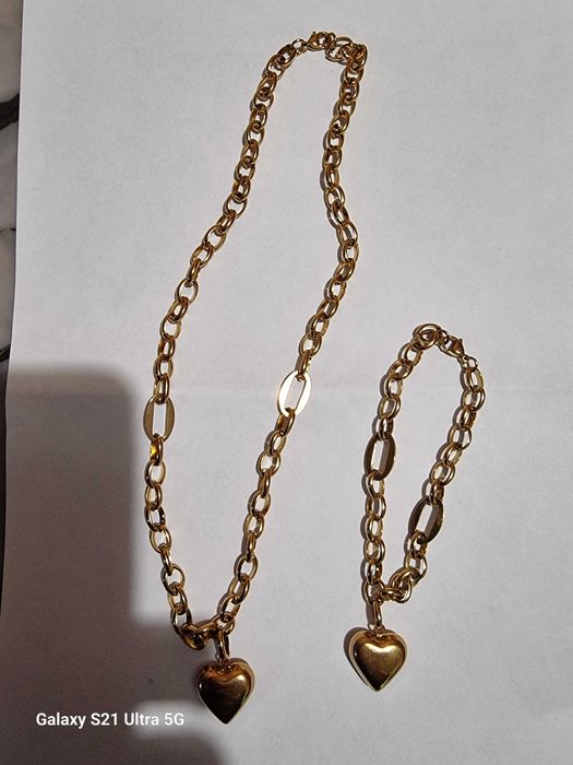 Медальон и гривна от медицинска стомана