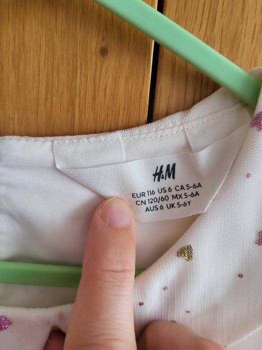 Рокля H&M  размер 116