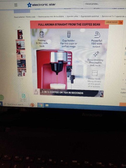 Aparat de cafea automat Baristomat 2 in 1