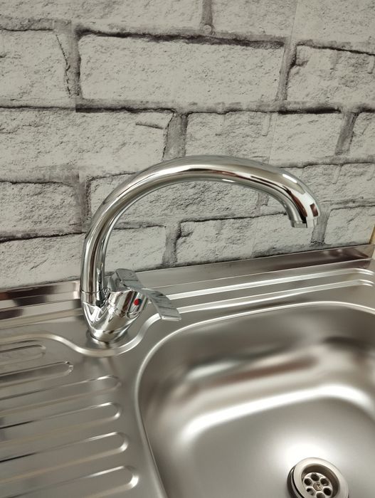 Шкаф с мивка +батерия+сифон