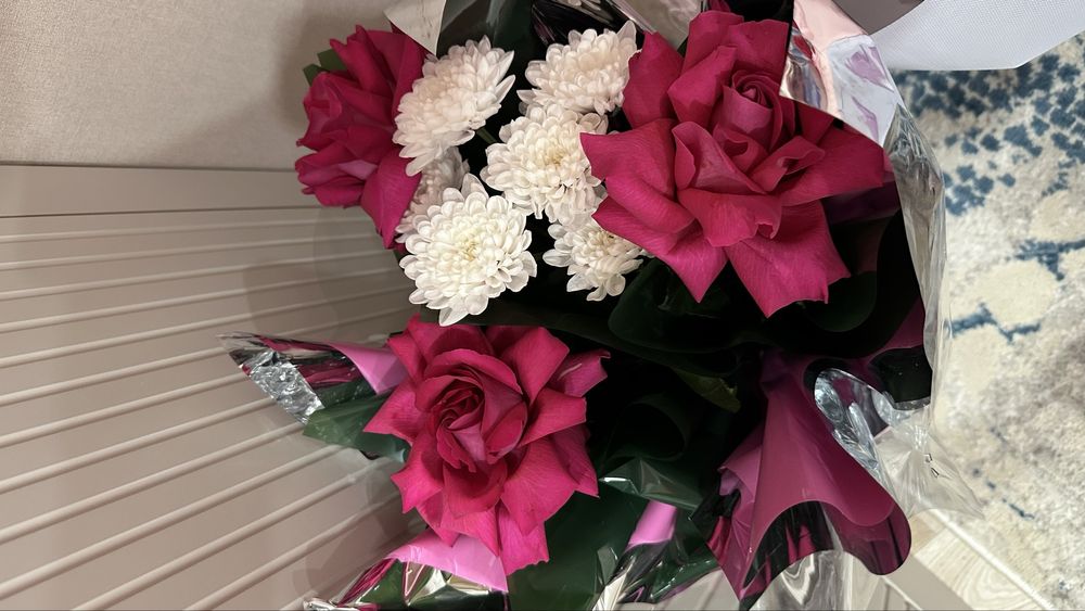 Букет цветов, розы, цветы