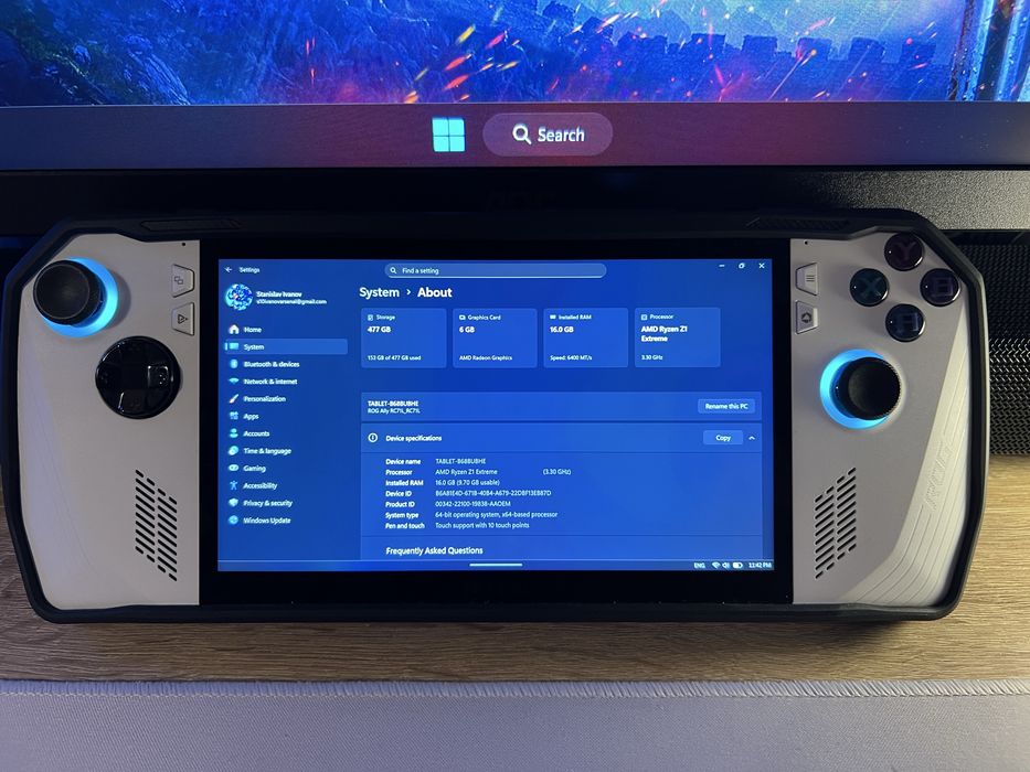 Asus Rog Ally Z1 Extreme 512GB