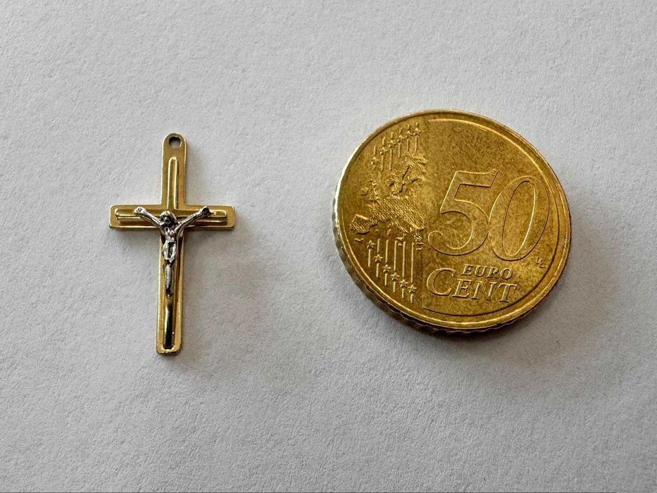Златен кръст 14 К 585 / 0,75 г