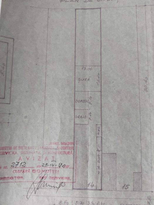 Casă tradițională săsească + teren mare în centru comunei Hălchiu
