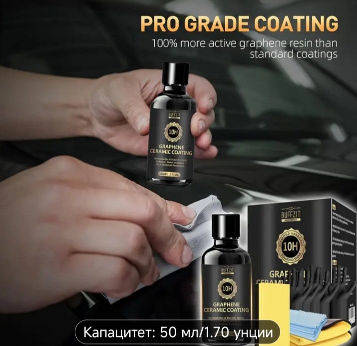 Графенов керамичен слой, Комплект за запечатване на автомобилна боя