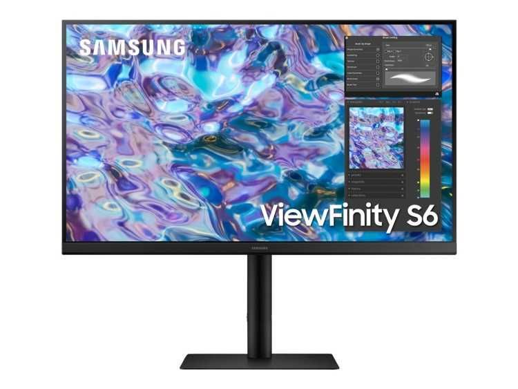 Самсунг 2К Професионален Смарт Монитор , Samsung ViewFinity S6,  IPS LED, 27" - Чисто Нов
