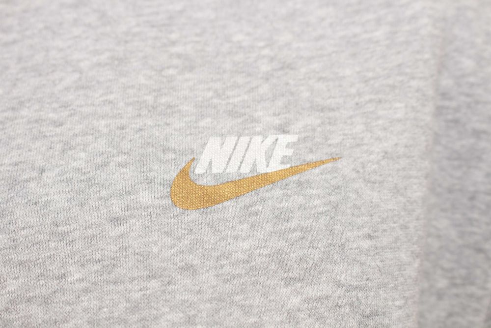 Nike оригинален мъжки пуловер сив суичър овърсайз S