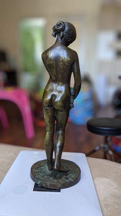 Vand statueta din bronz executata de Charles Cumberworth , sec. 19