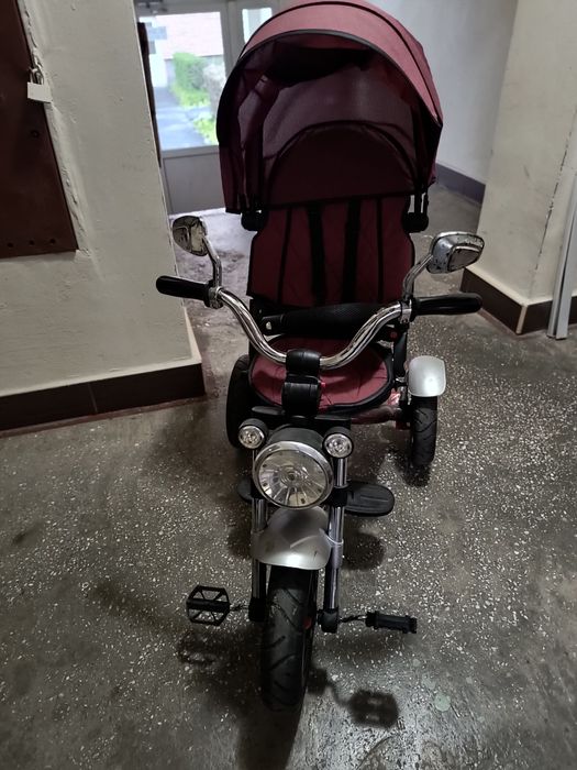 Tricicletă copii cu poziție de somn