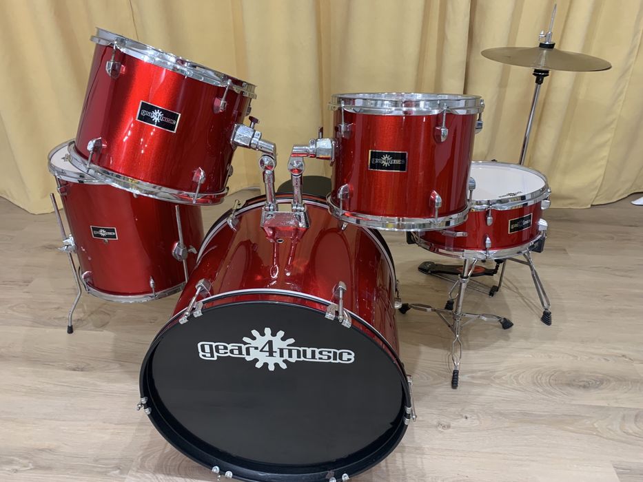 Барабани Gear4music червени