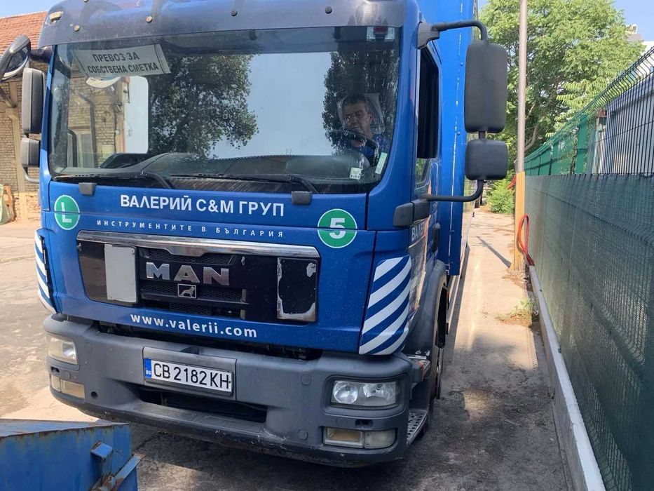 Камион MAN TGM 12.290, 2012г, 290 к.с., Евро 4, товароносимост 6 тона