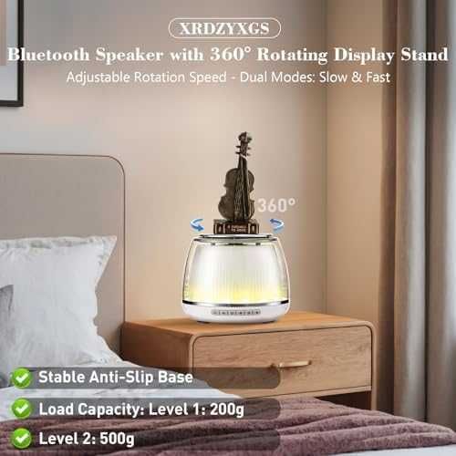 Нов Безжичен високоговорител 8W + дисплей платформа + 7 RGB светлини