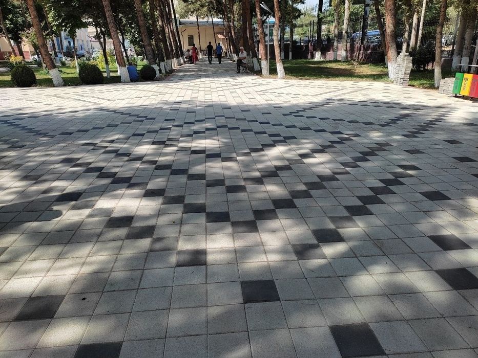 Брусчатки Каменный ковёр Травертин Гранит