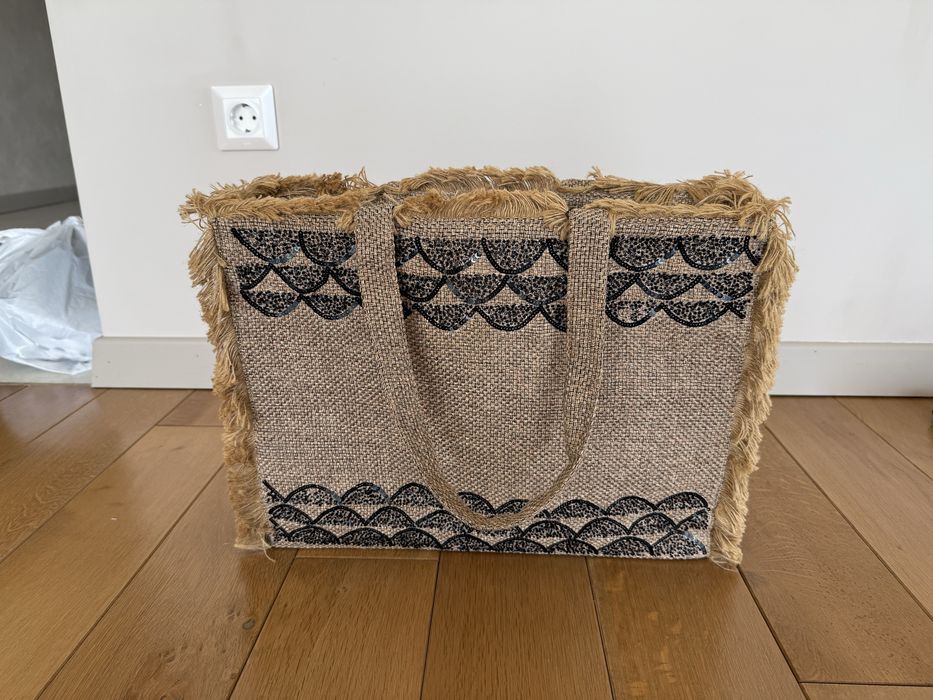 Плажна чанта с цип