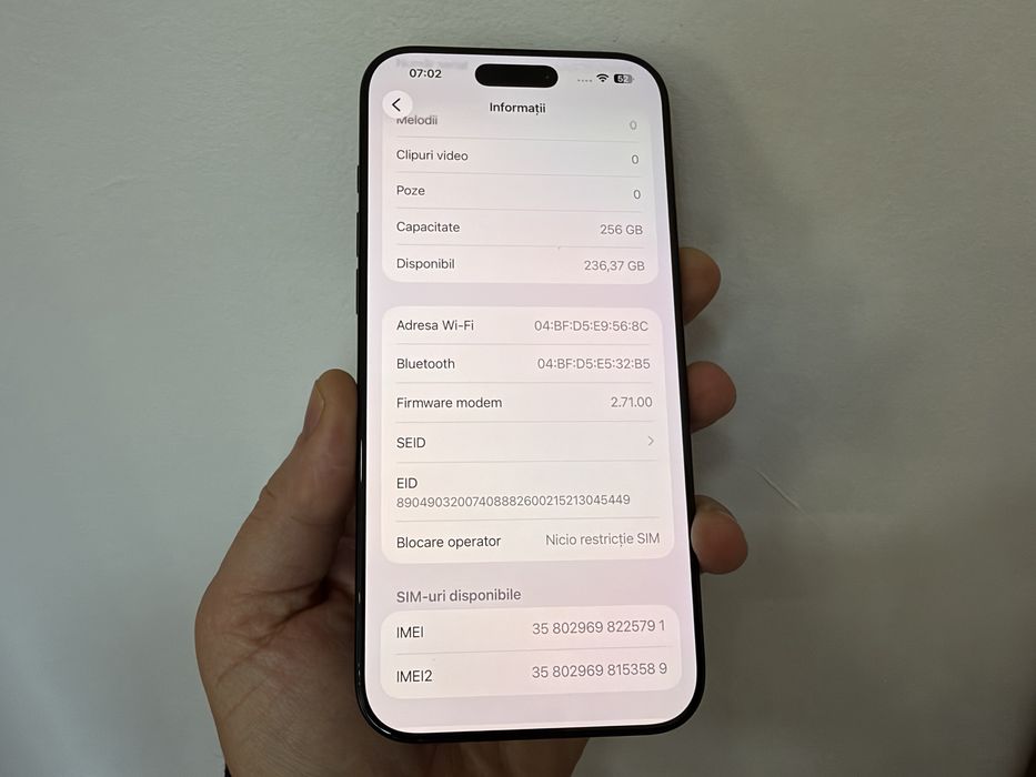 Iphone 16 Pro Max, 256 gb, Black Titanium