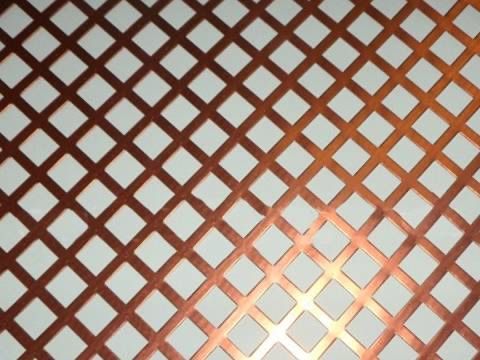 Cupru tabla perforata design