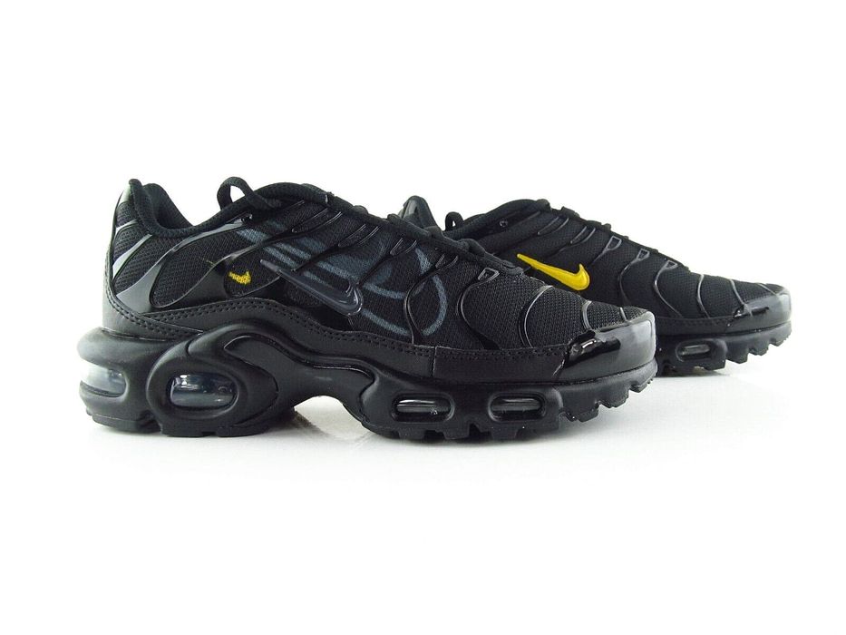!ПРОМО! Nike Air Max Plus 'TN' Multi Swoosh | Black/Grey/Yellow | + КУТИЯ