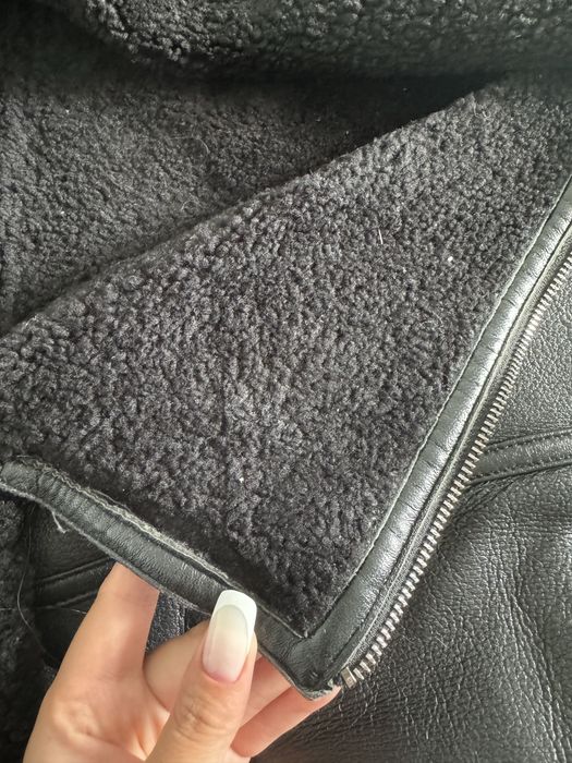 Кожанная дубленка